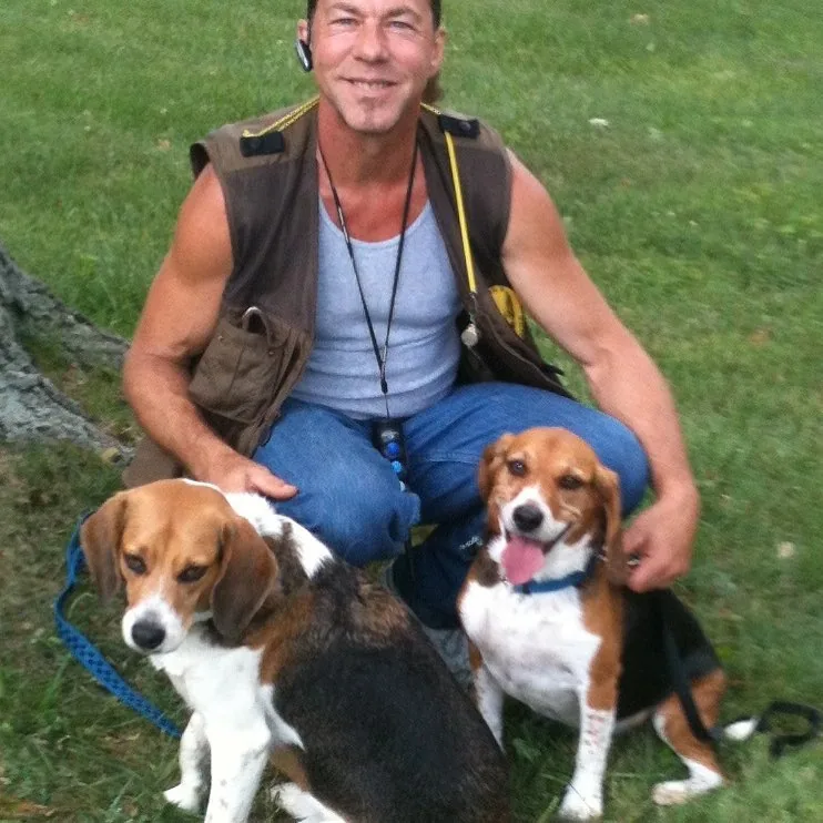 Working with two hounds